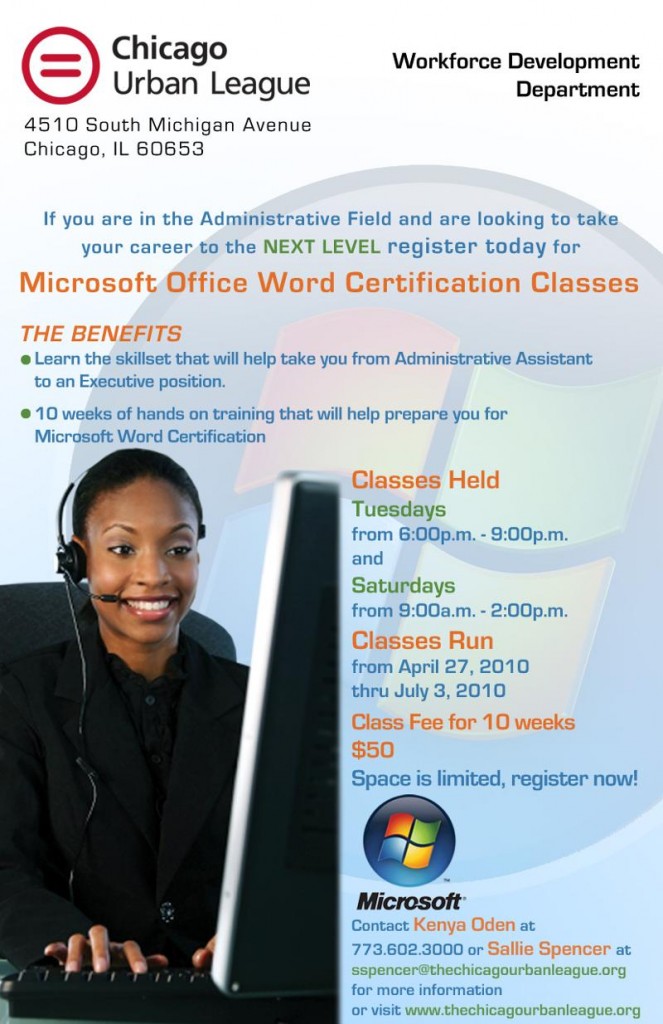 Microsoft Word Certification Classes
