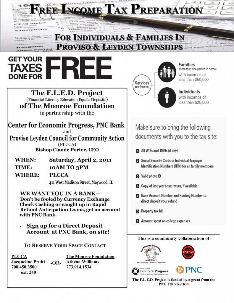 Free Tax Preparation in Maywood