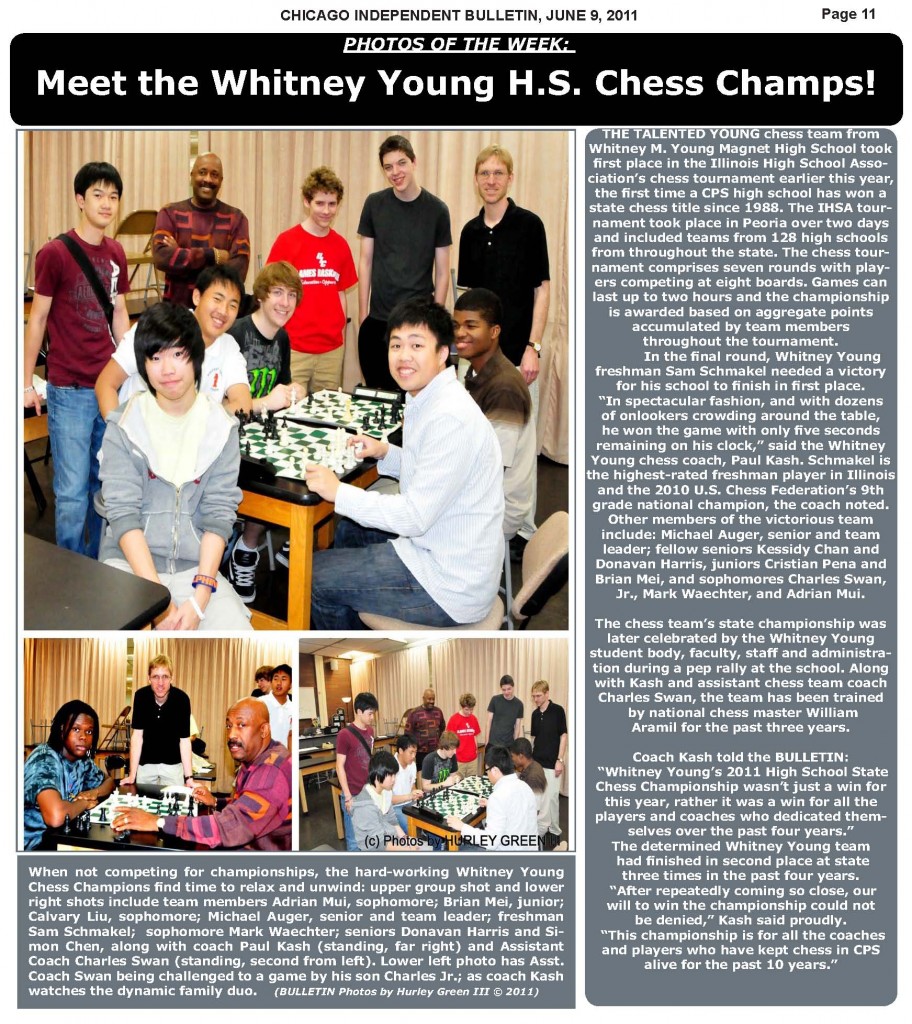 Whitney Young Chess Team