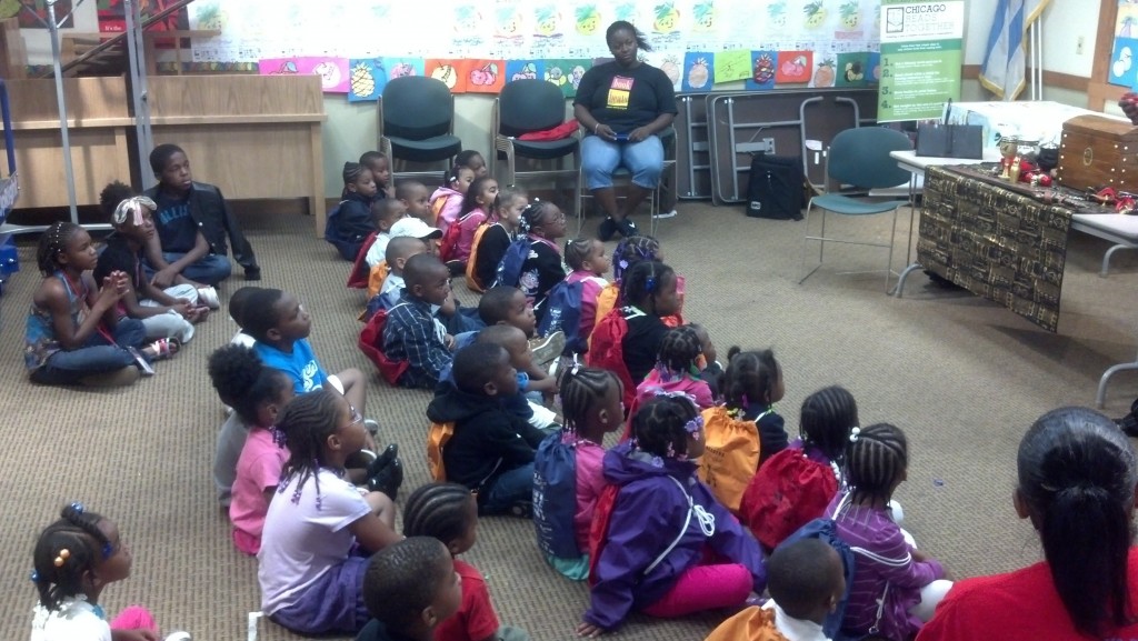 Students at Brainerd Library