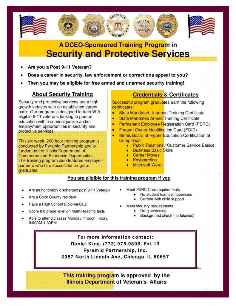 Security Training for Vets -  1