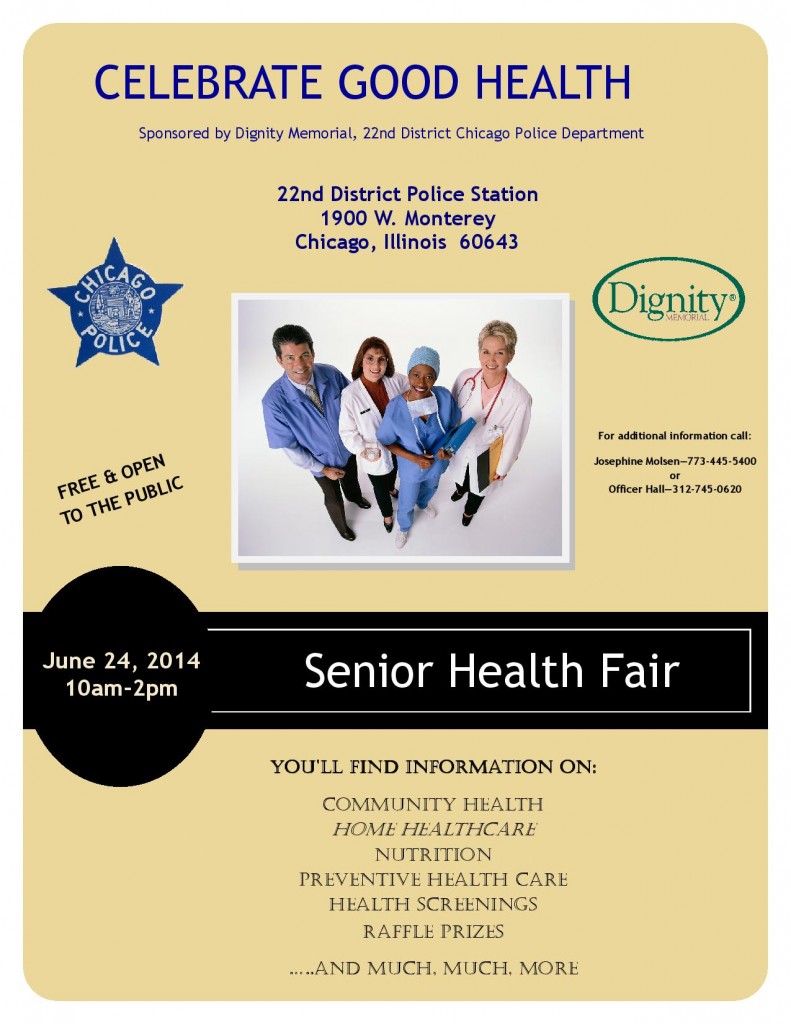Senior Health Fair Flyer - June 2014