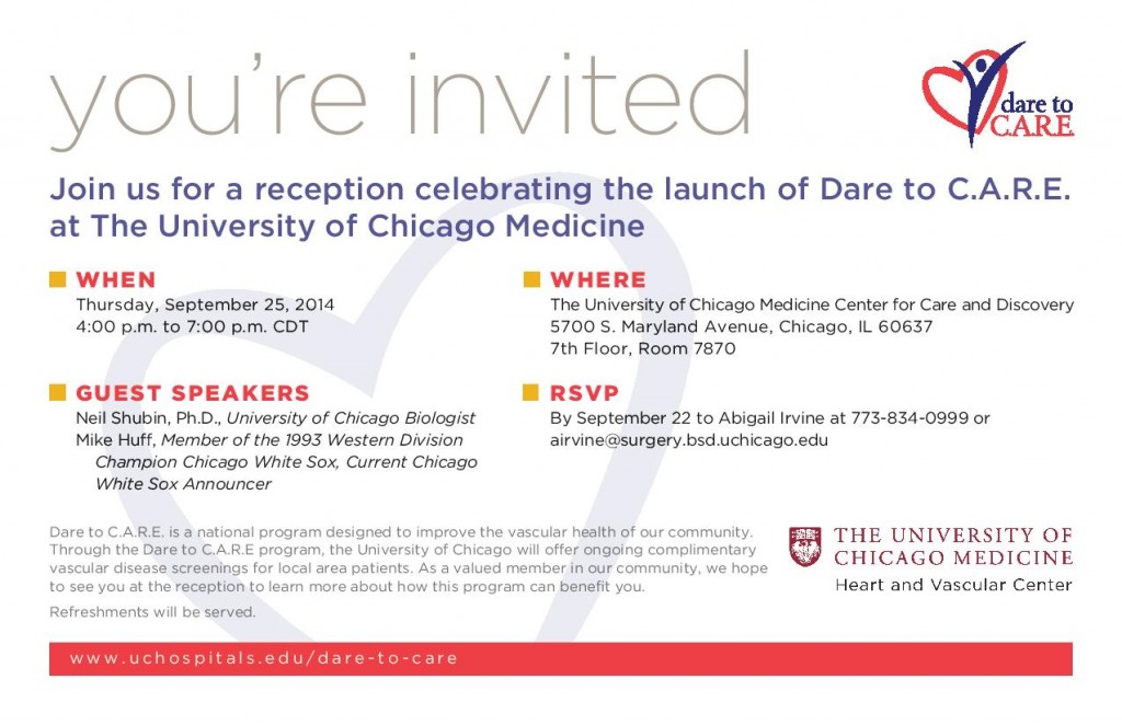 Dare to Care Invitation - 1