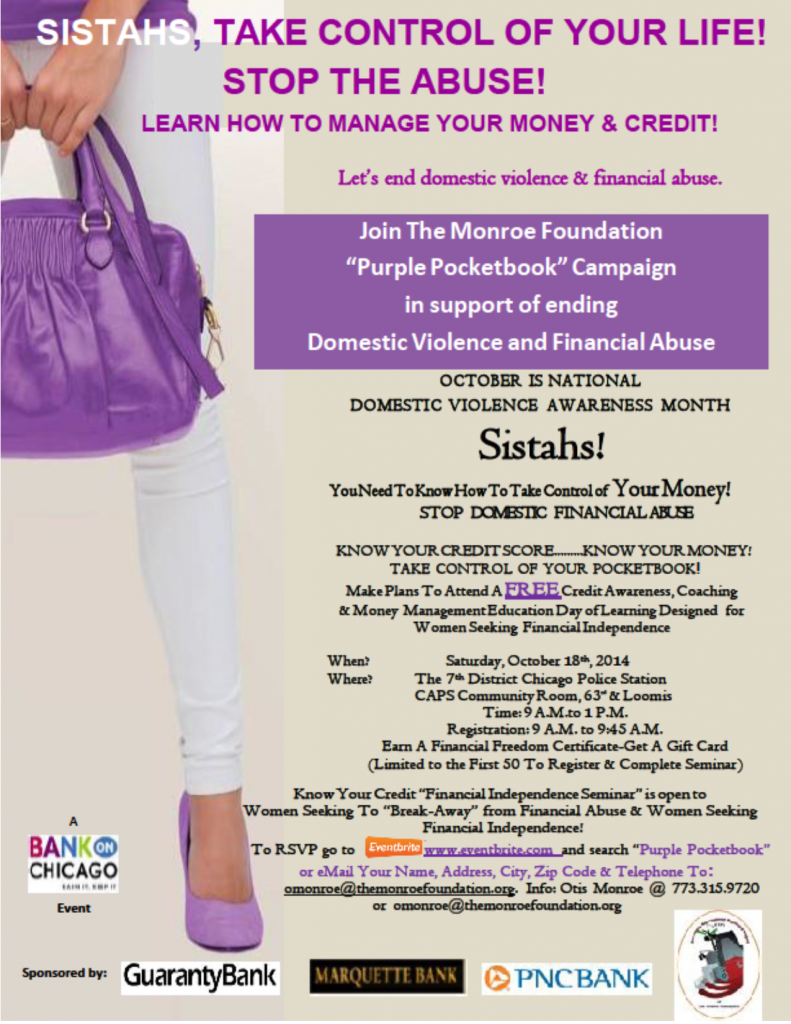 Purple Pocketbook Financial workshop