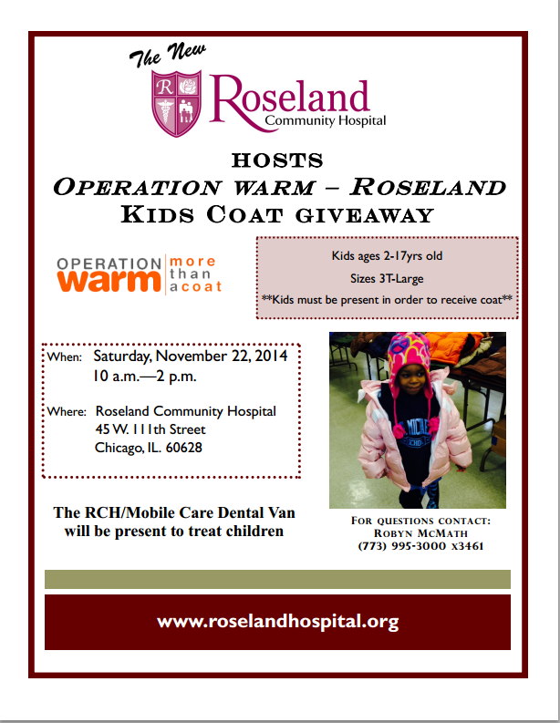 RoselandHospitalKidCoatGiveaway