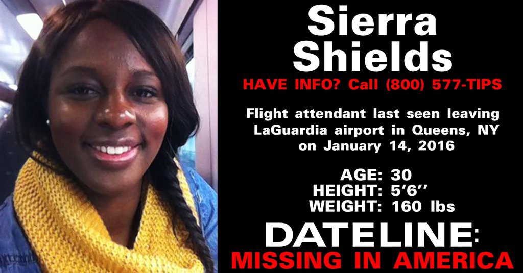 Still Looking for Sierra Shields 